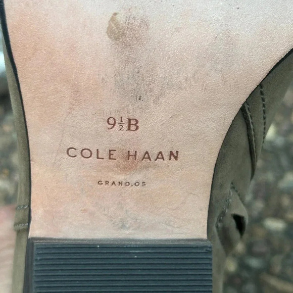 Cole Haan Women's Chesney Bootie Ankle Boot Shoes, Greystone Leather Size 9.5 - Picture 7 of 13